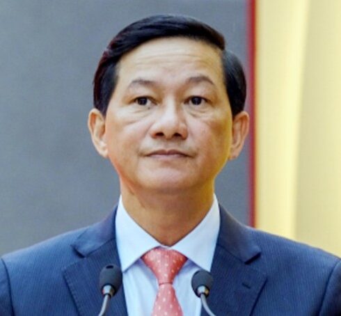 Cựu Bí thư Trần Đức Quận khi đương nhiệm. Ảnh: Lâm Đồng