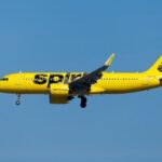 Máy bay của Spirit Airlines tại Sân bay Quốc tế San Diego (California, Mỹ). Ảnh: Reuters