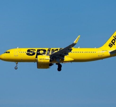 Máy bay của Spirit Airlines tại Sân bay Quốc tế San Diego (California, Mỹ). Ảnh: Reuters