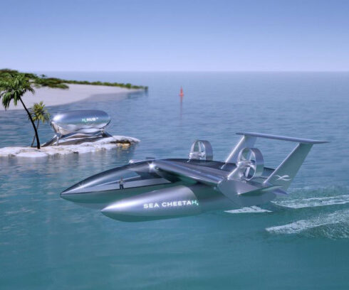 Tàu bay sát mặt nước của Sea Cheetah. Ảnh: Sea Cheetah