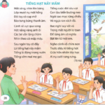 Bài Tiếng hạt nảy mầm được in trong sách Tiếng Việt 5 - Kết nối tri thức với cuộc sống. Ảnh: Trang Umbalena