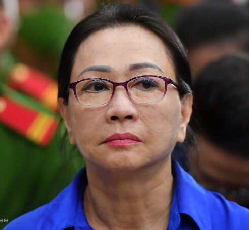 Bà Trương Mỹ Lan tại tòa, sáng 4/11. Ảnh: Thanh Tùng