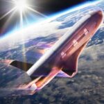 Mô phỏng máy bay X-37B phanh khí động nhờ lực cản của khí quyển Trái Đất. Ảnh: Boeing Space