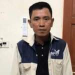 Nguyễn Văn Nhâm lúc bị bắt. Ảnh: Công an huyện Đức Cơ