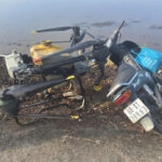 Máy bay phun thuốc gây tai nạn. Ảnh: Dương Đông