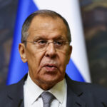 Ngoại trưởng Nga Sergei Lavrov họp báo tại Moskva ngày 29/8. Ảnh: Reuters