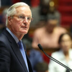 Thủ tướng Pháp Michel Barnier phát biểu tại quốc hội trước khi bị bỏ phiếu bất tín nhiệm ngày 4/12. Ảnh: AFP