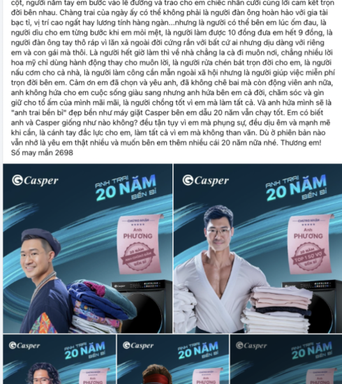 Bài dự thi của anh Lê Hùng Phương được ban tổ chức đánh giá cao. Ảnh chụp màn hình