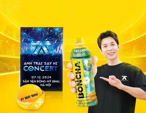 Chương trình đổi nắp lấy vé được người hâm mộ Anh trai say hi hưởng ứng. Ảnh: Boncha