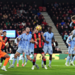 Huijsen ghi bàn, mang về chiến thắng cho Bournemouth trước Tottenham vào tối 5/12. Ảnh: PA