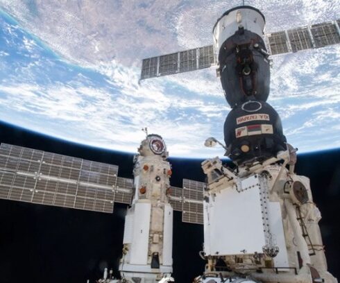 Các module bên phía Nga của trạm ISS. Ảnh: NASA