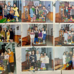 Những bức ảnh gia đình của Ninh Thị Phương Linh được chụp tại phòng khách gia đình suốt 28 năm. Ảnh: Nhân vật cung cấp